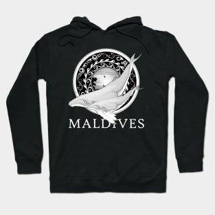 Maldives Republic Humpback Whales Hoodie